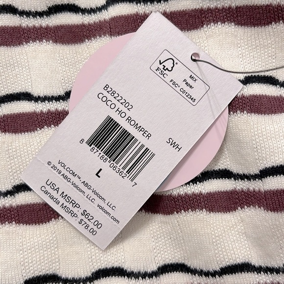 NEW VOLCOM ROMPER - COCO HO ROMPER - Picture 8 of 9